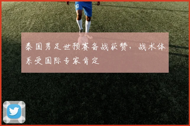 泰国男足世预赛备战获赞，战术体系受国际专家肯定